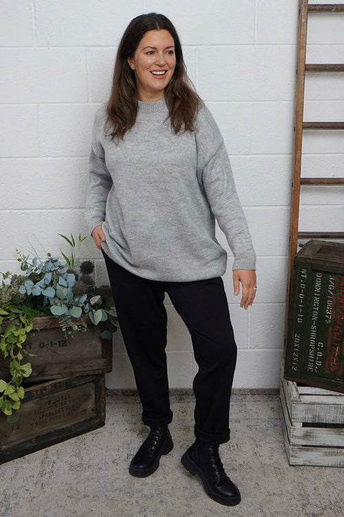 Elaine Knitted Jumper Grey - Image 3