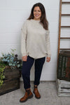Elaine Knitted Jumper Stone