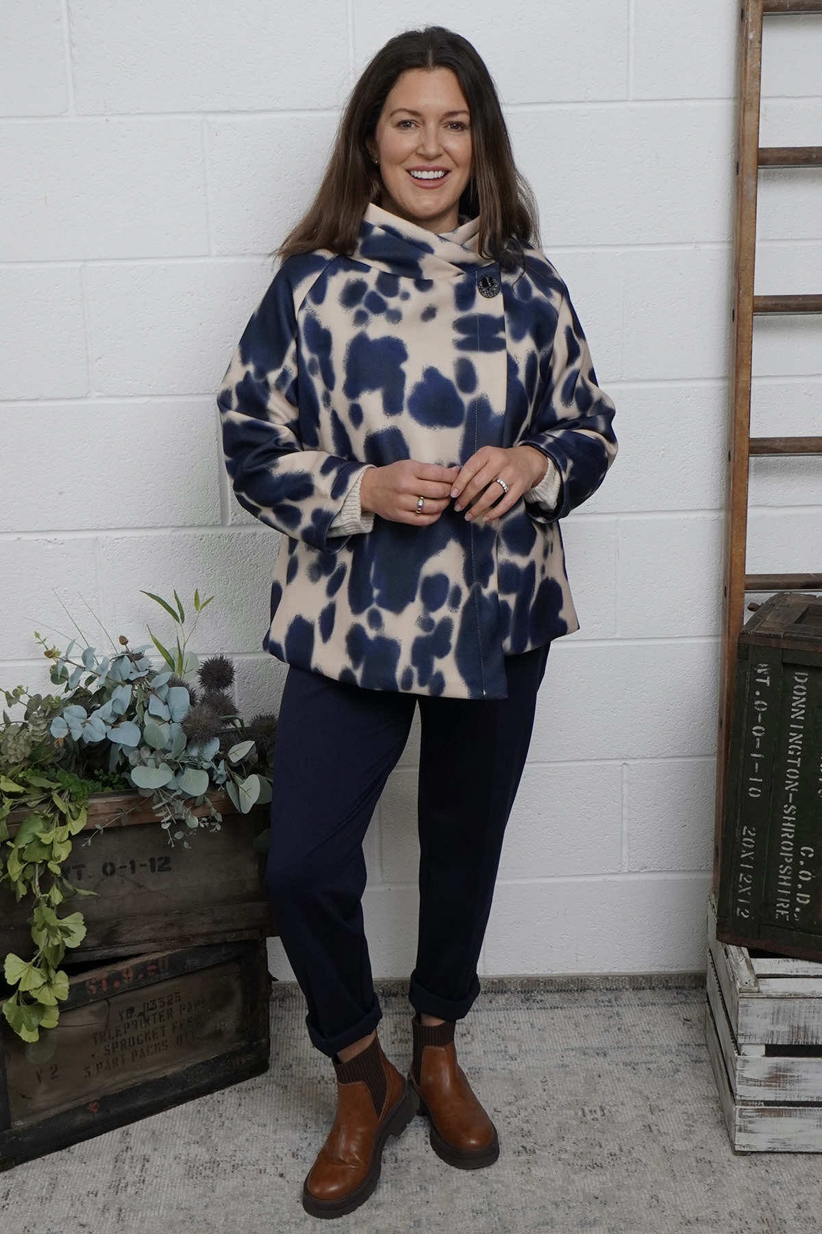 Cadence Swing Jacket Navy