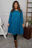 Joanna Cotton Dress Teal