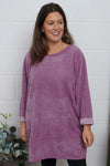 Ethel Cord Tunic Light Purple