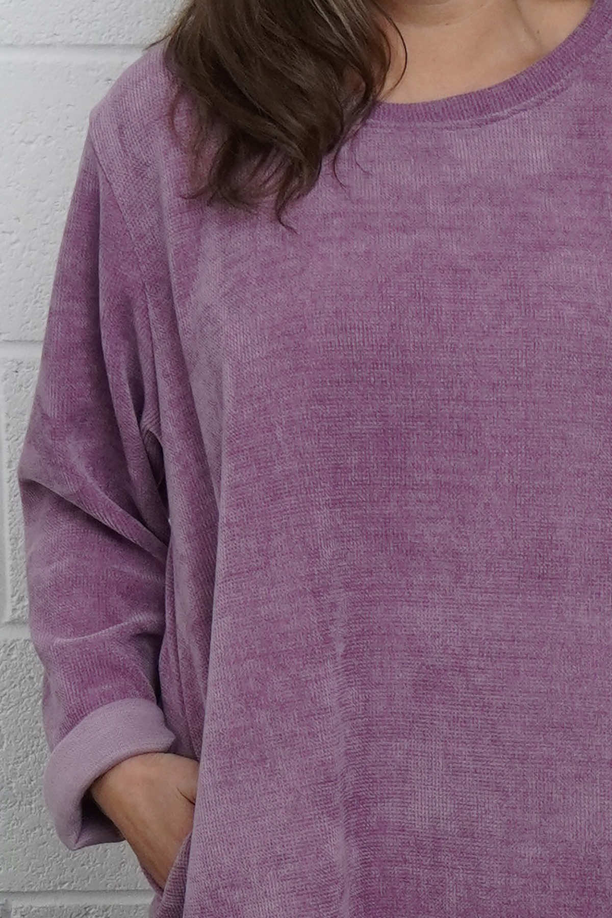 Ethel Cord Tunic Light Purple