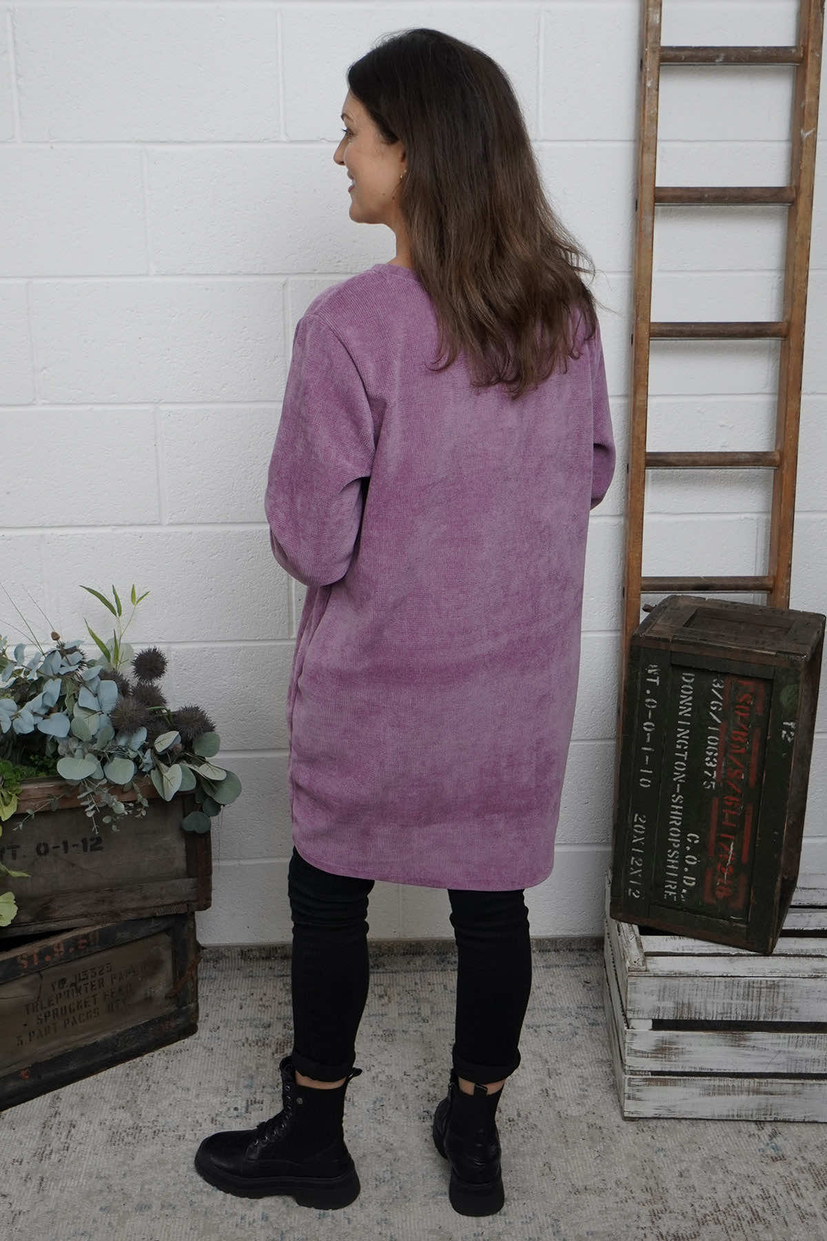 Ethel Cord Tunic Light Purple