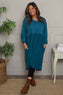 Regana Cotton Dress Teal