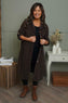 Sian Hooded Needlecord Jacket Cocoa