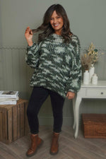 Leatrice Knitted Jumper Bottle Green Bottle Green - Leatrice Knitted Jumper Bottle Green