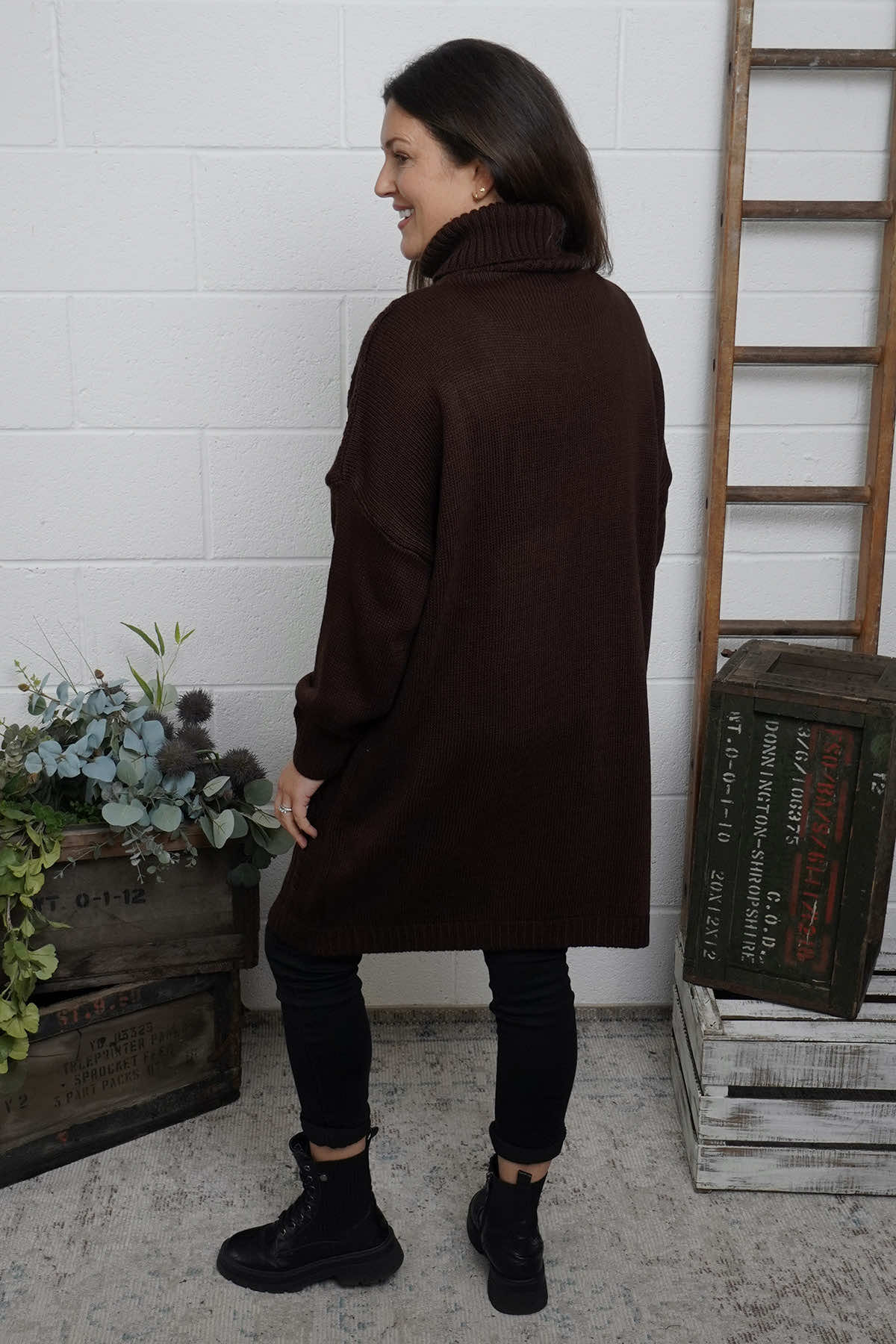 Moira Polo Knitted Jumper Cocoa