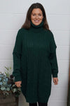Moira Polo Knitted Jumper Bottle Green