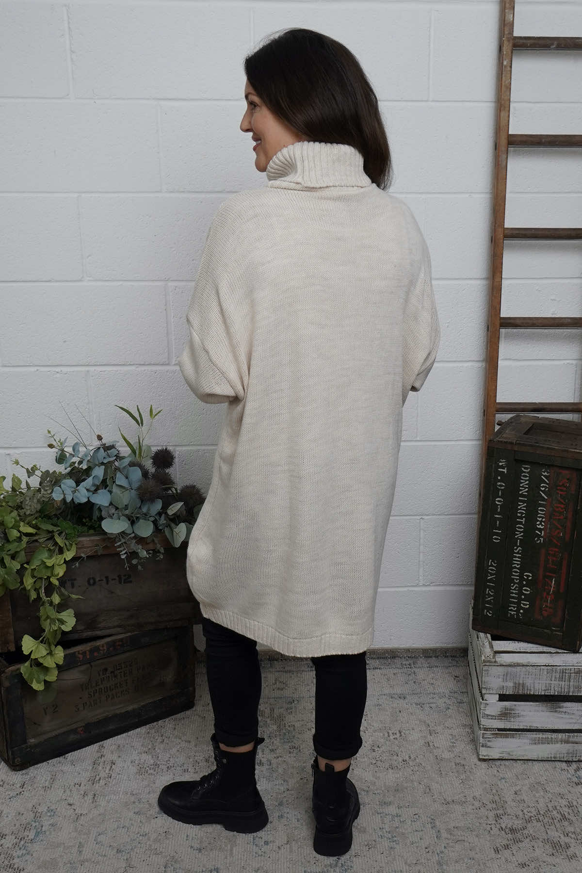 Moira Polo Knitted Jumper Stone