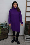 Moira Polo Knitted Jumper Purple