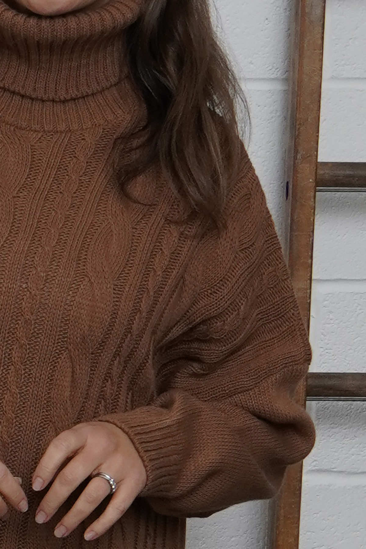 Moira Polo Knitted Jumper Nutmeg