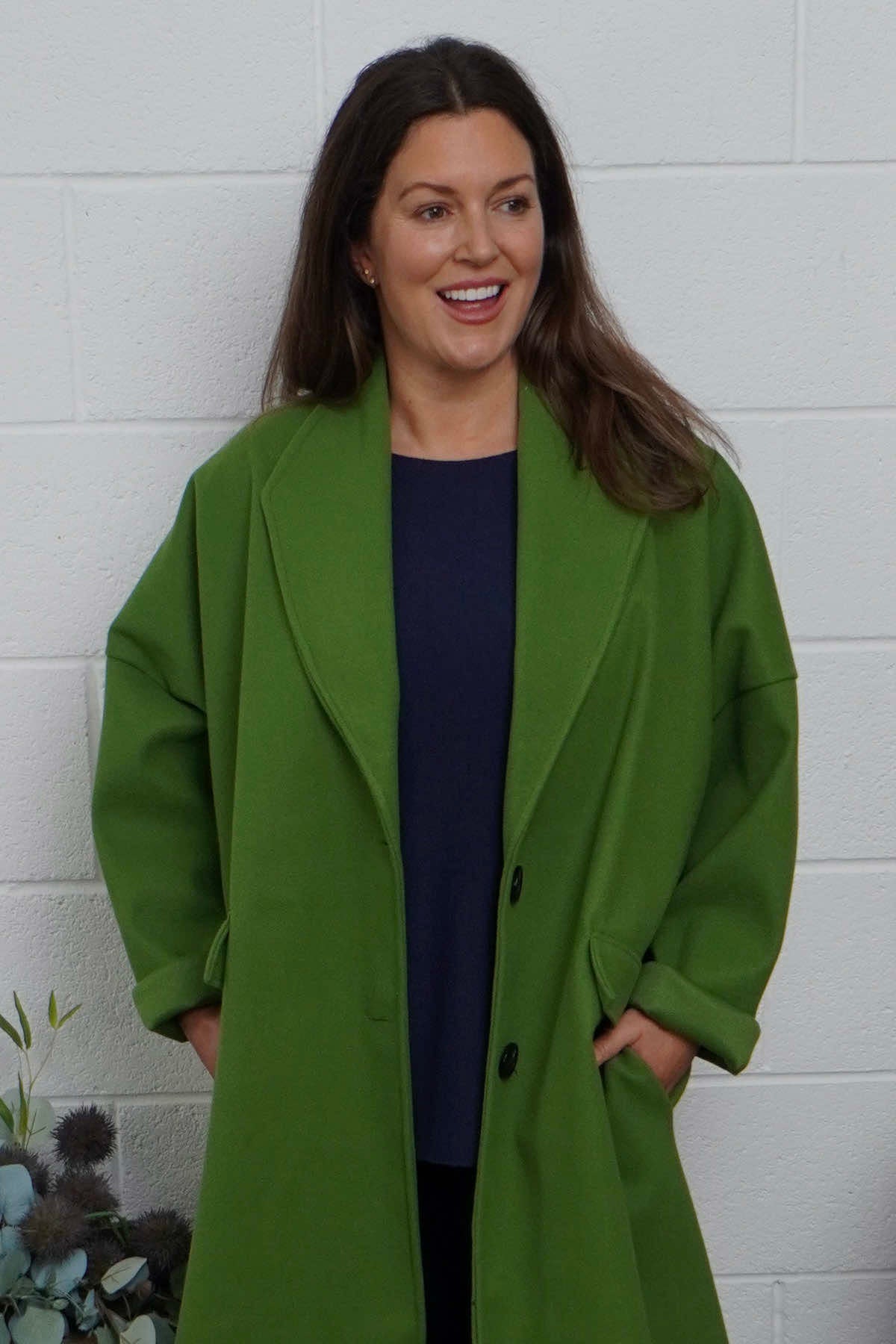 Helen Coat Green