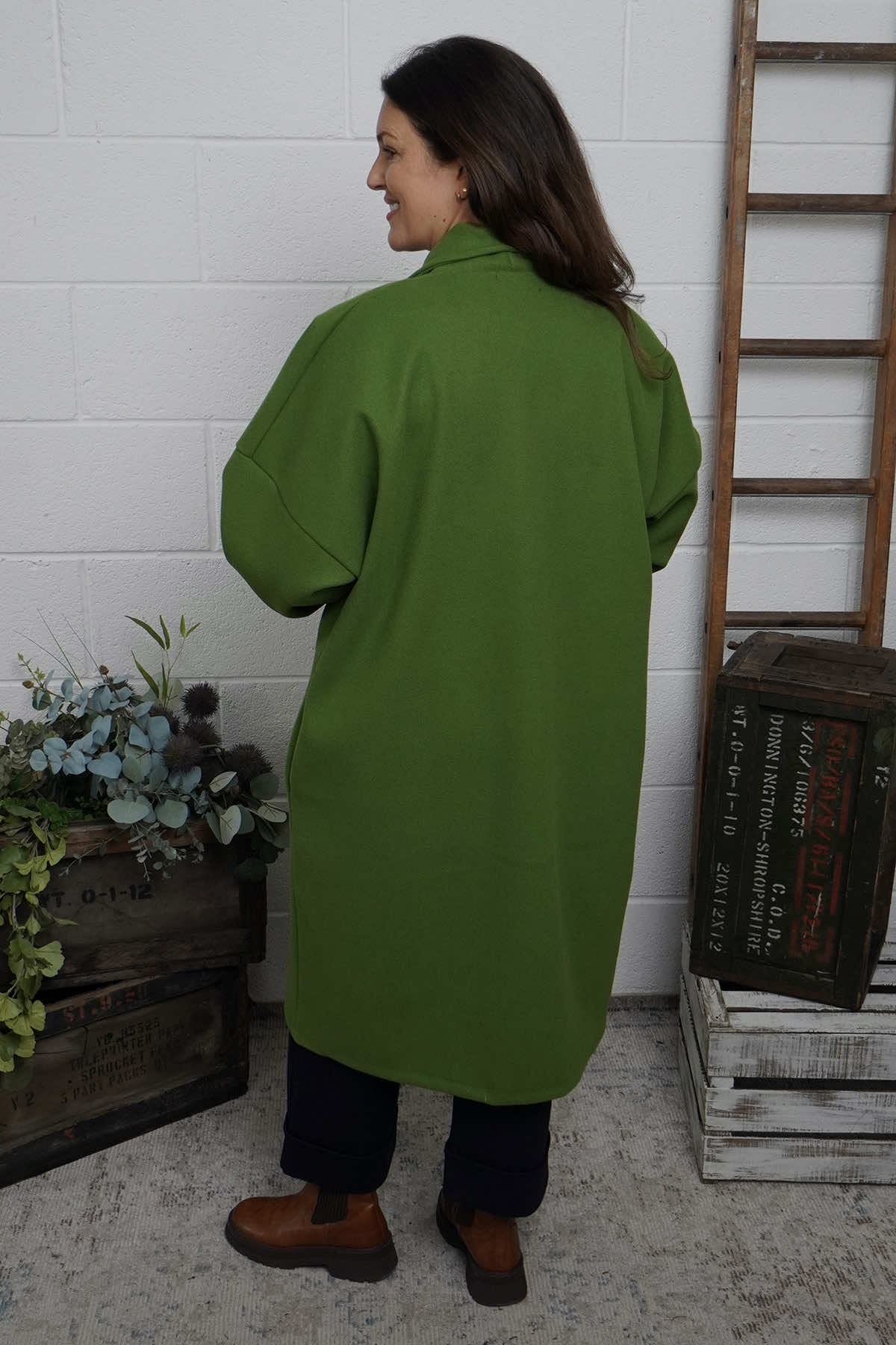 Helen Coat Green