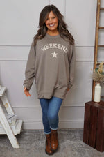 Alice Weekend Sweatshirt Mocha Mocha - Alice Weekend Sweatshirt Mocha