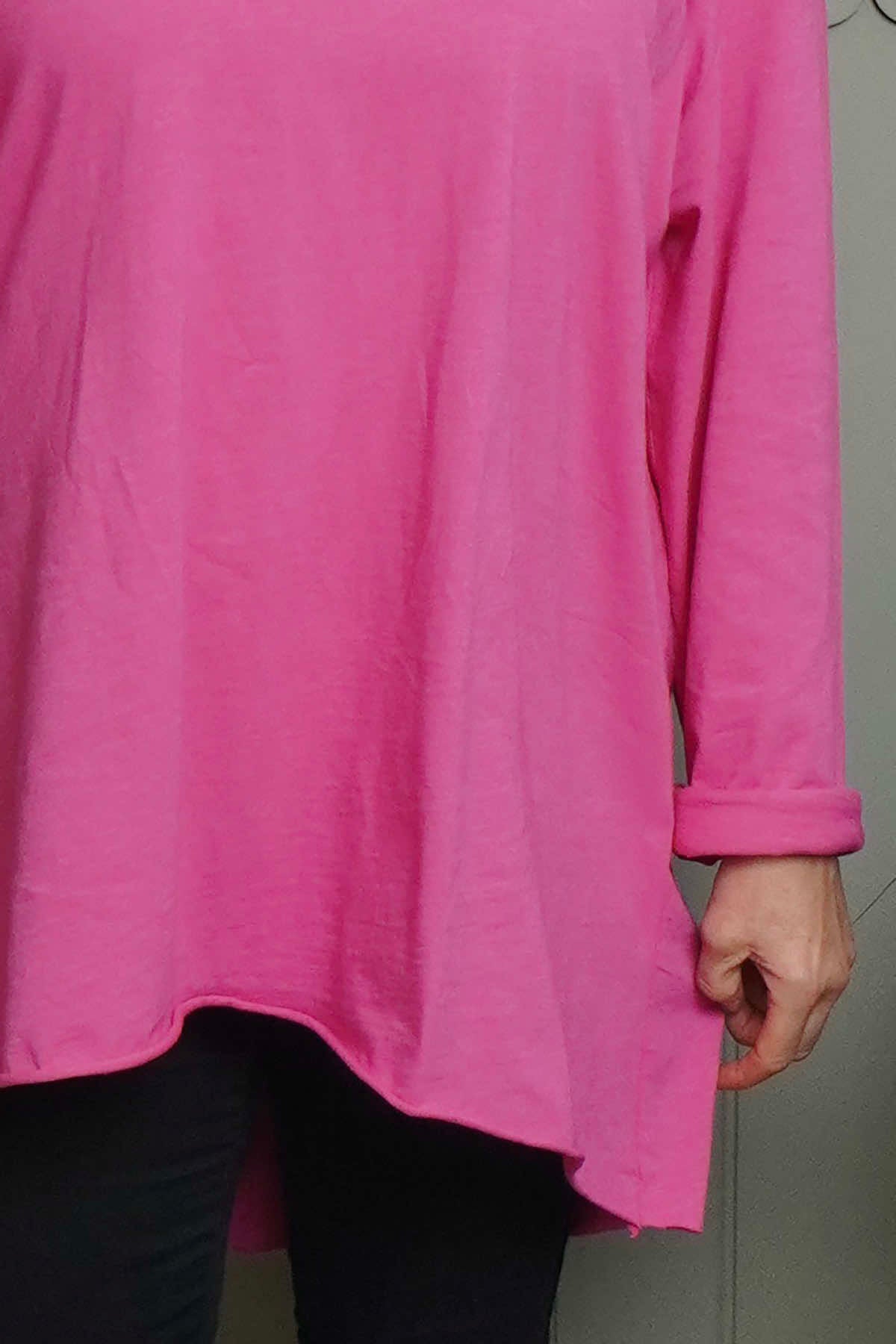 Sasha Cotton Top Fuchsia