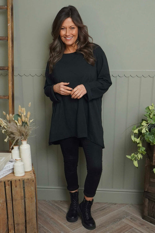 Sasha Cotton Top Black - Image 1