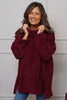 Luma Cowl Neck Jumper Wine