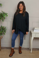 Garnette Cotton Top Black Black - Garnette Cotton Top Black