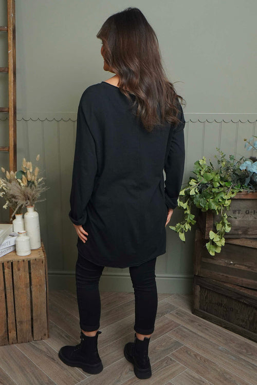 Sasha Cotton Top Black - Image 4