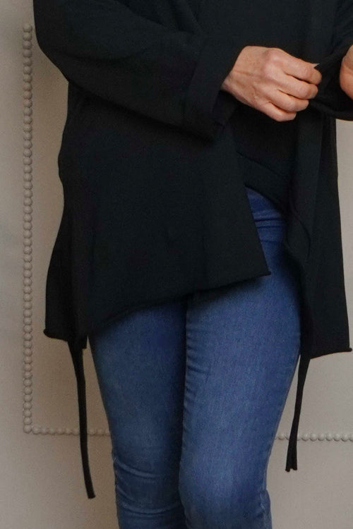 Garnette Cotton Top Black - Image 3