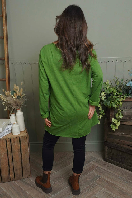 Sasha Cotton Top Green - Image 4