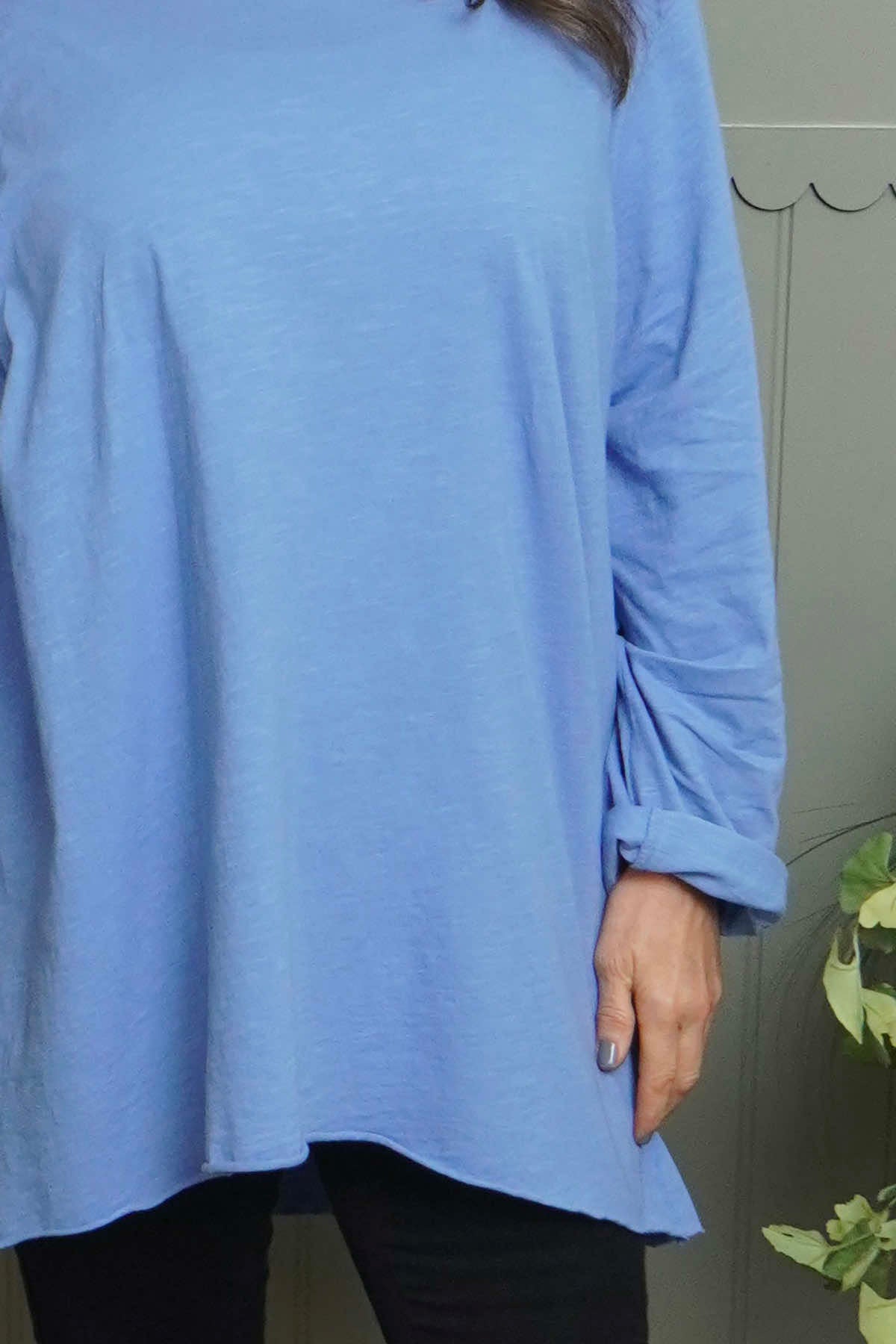 Sasha Cotton Top Blue