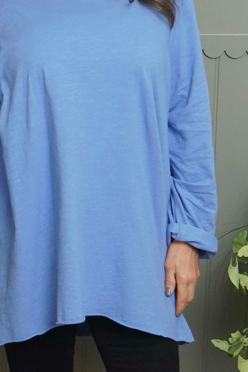 Sasha Cotton Top Blue - Image 3