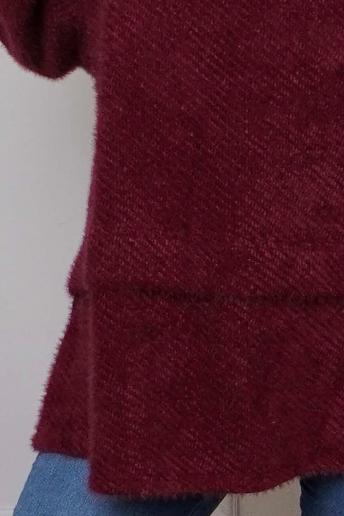 Evora A-Line Jumper Wine - Image 3