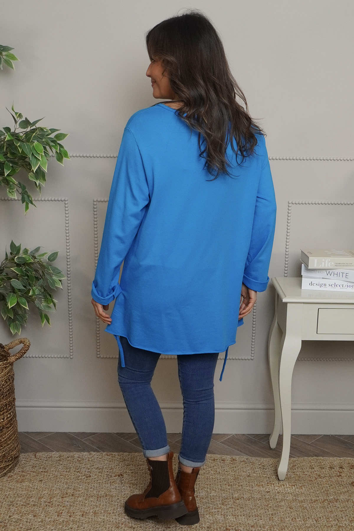 Garnette Cotton Top Blue