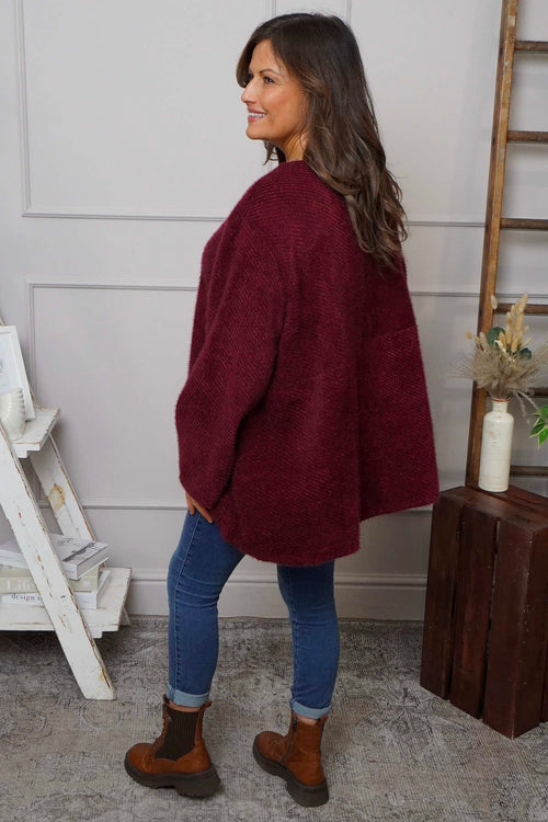 Evora A-Line Jumper Wine - Image 4