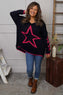 Kimbra Star Knitted Jumper Navy
