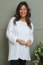 Sasha Cotton Top White White - Sasha Cotton Top White