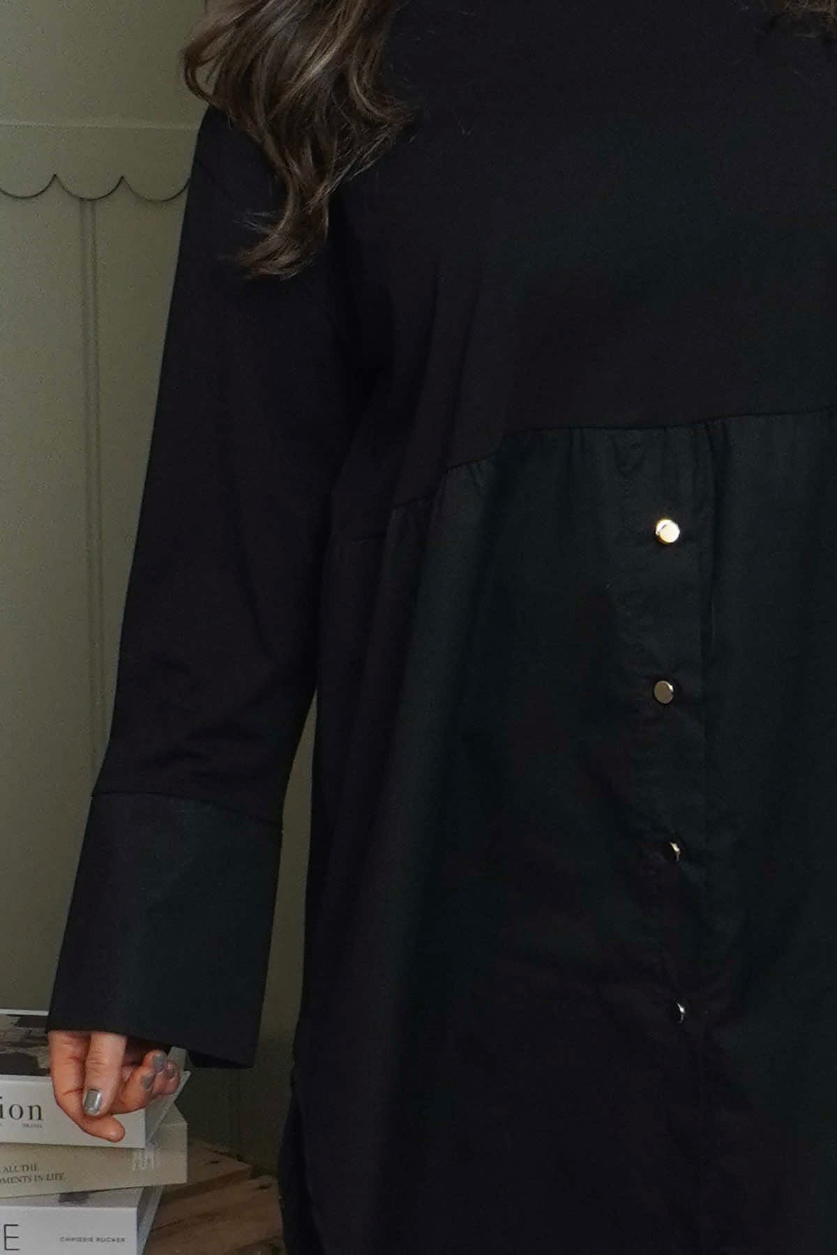 Arwen Cotton Shirt Black