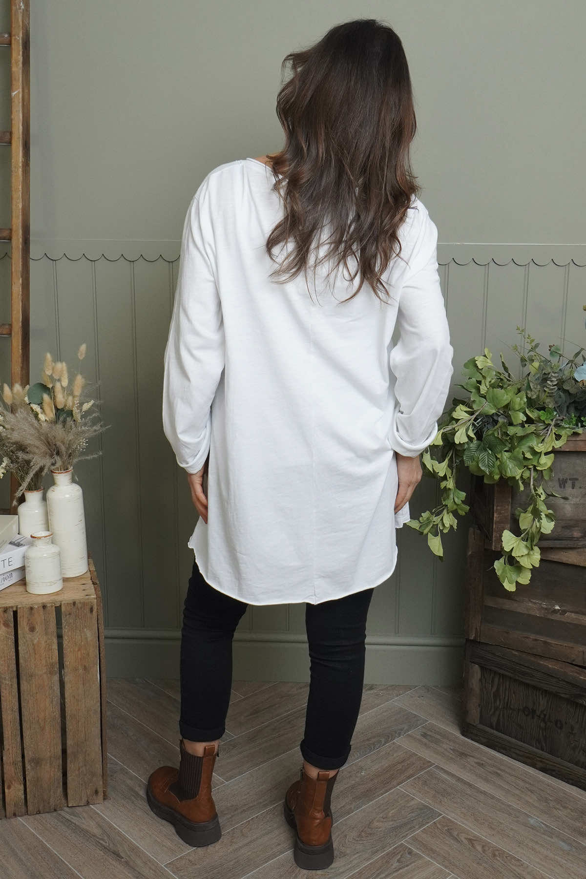 Sasha Cotton Top White