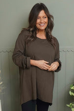 Sasha Cotton Top Cocoa Cocoa - Sasha Cotton Top Cocoa