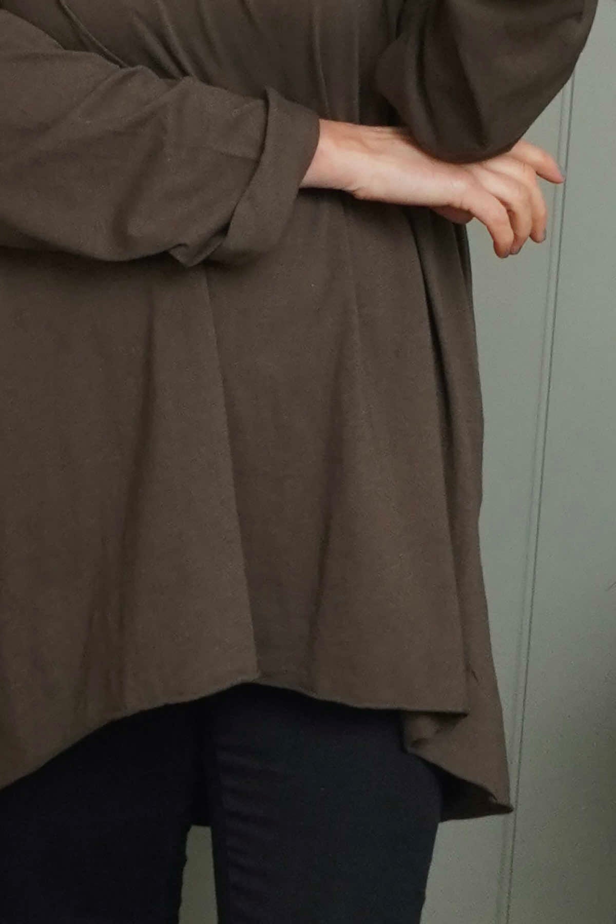 Sasha Cotton Top Cocoa