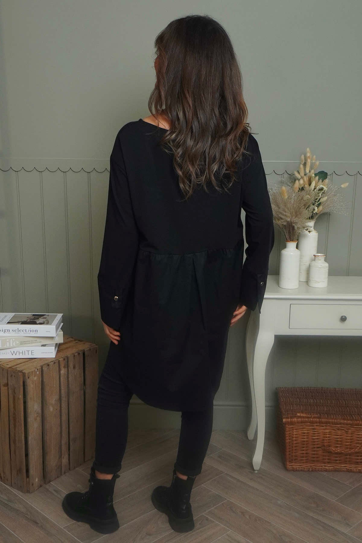 Arwen Cotton Shirt Black