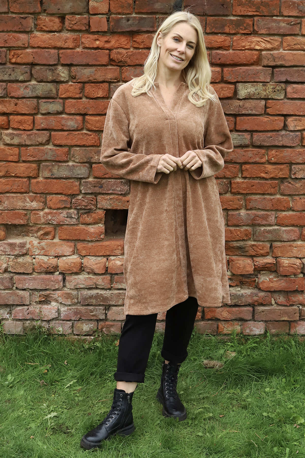 Winifred Cord Tunic Brown