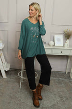 Lillian Cheers Jumper Sage Green Sage Green - Lillian Cheers Jumper Sage Green