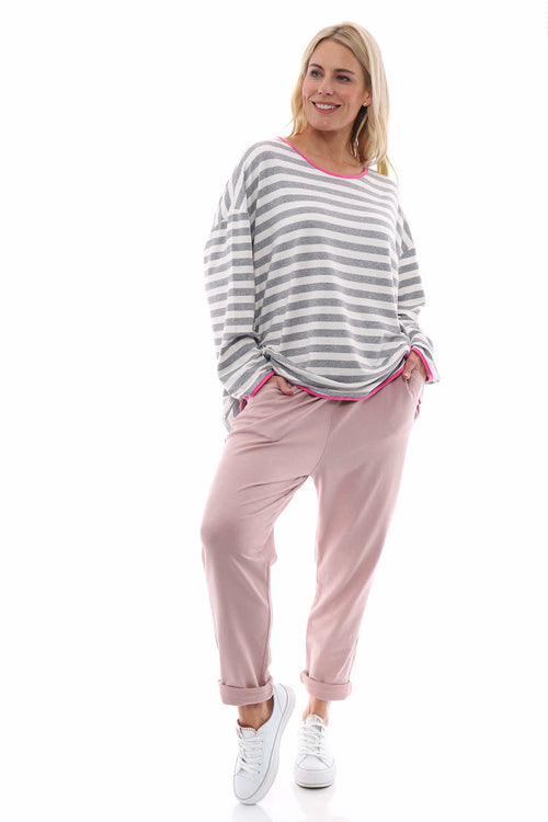 Didcot Jersey Pants Pink - Image 4