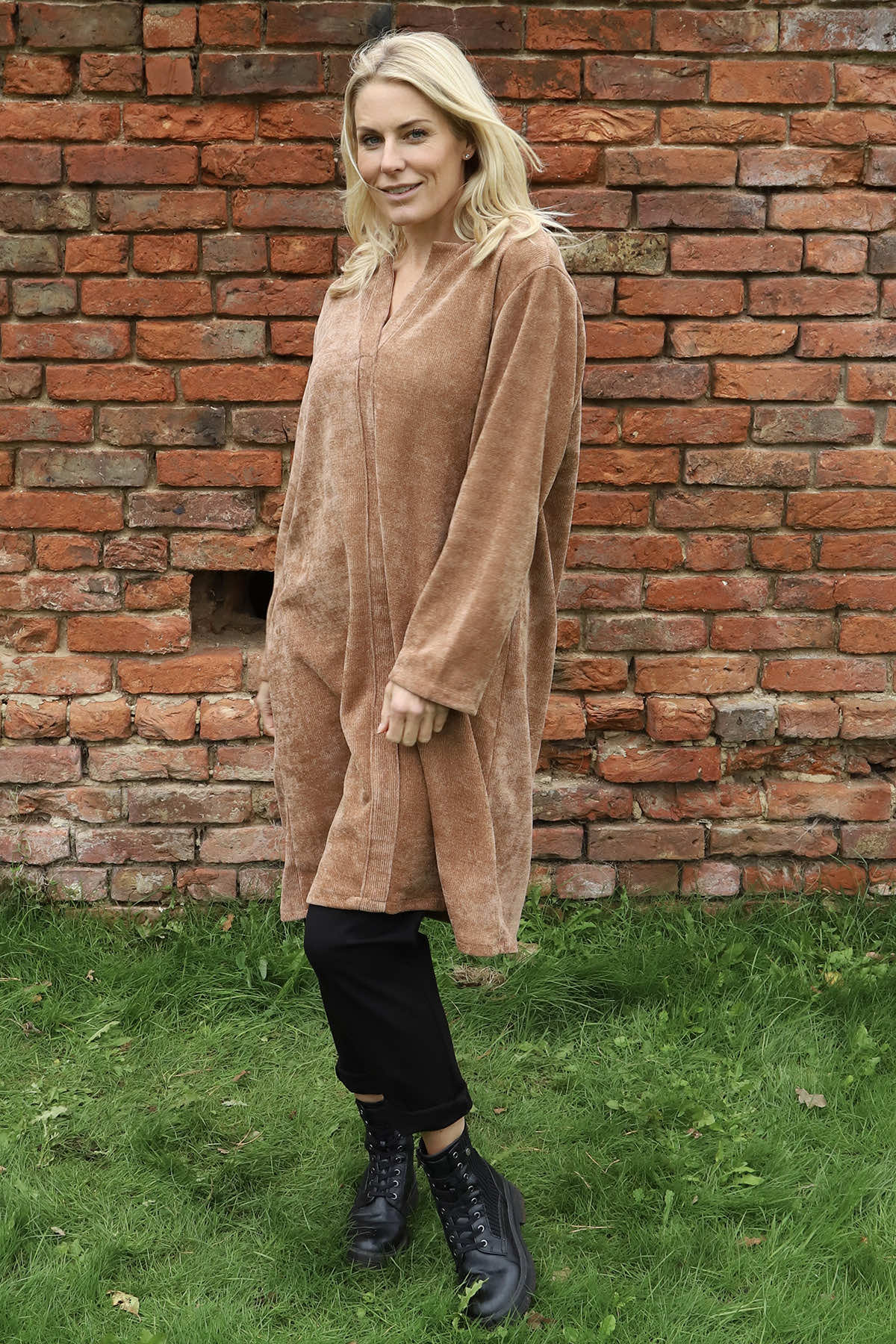 Winifred Cord Tunic Brown
