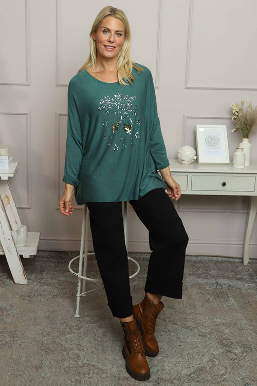 Lillian Cheers Jumper Sage Green - Image 4