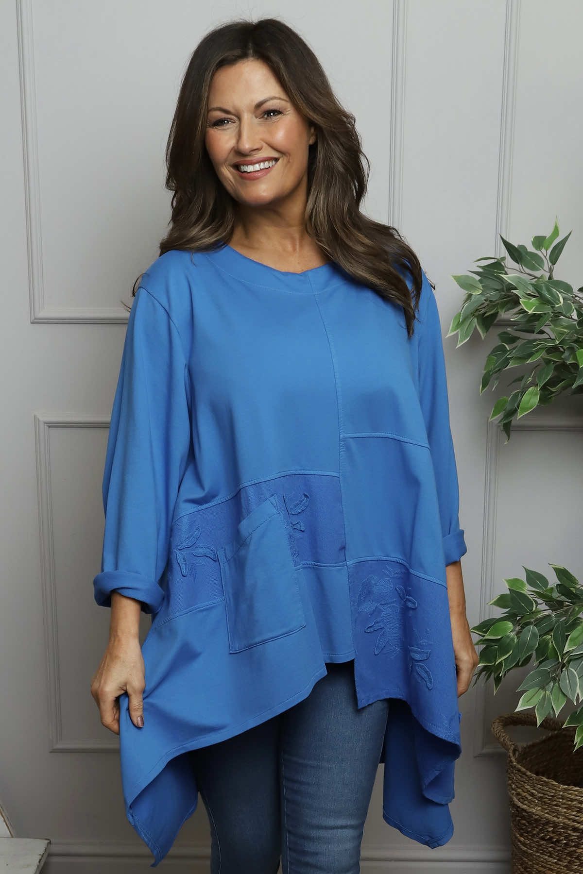 Berenice Cotton Top Cobalt
