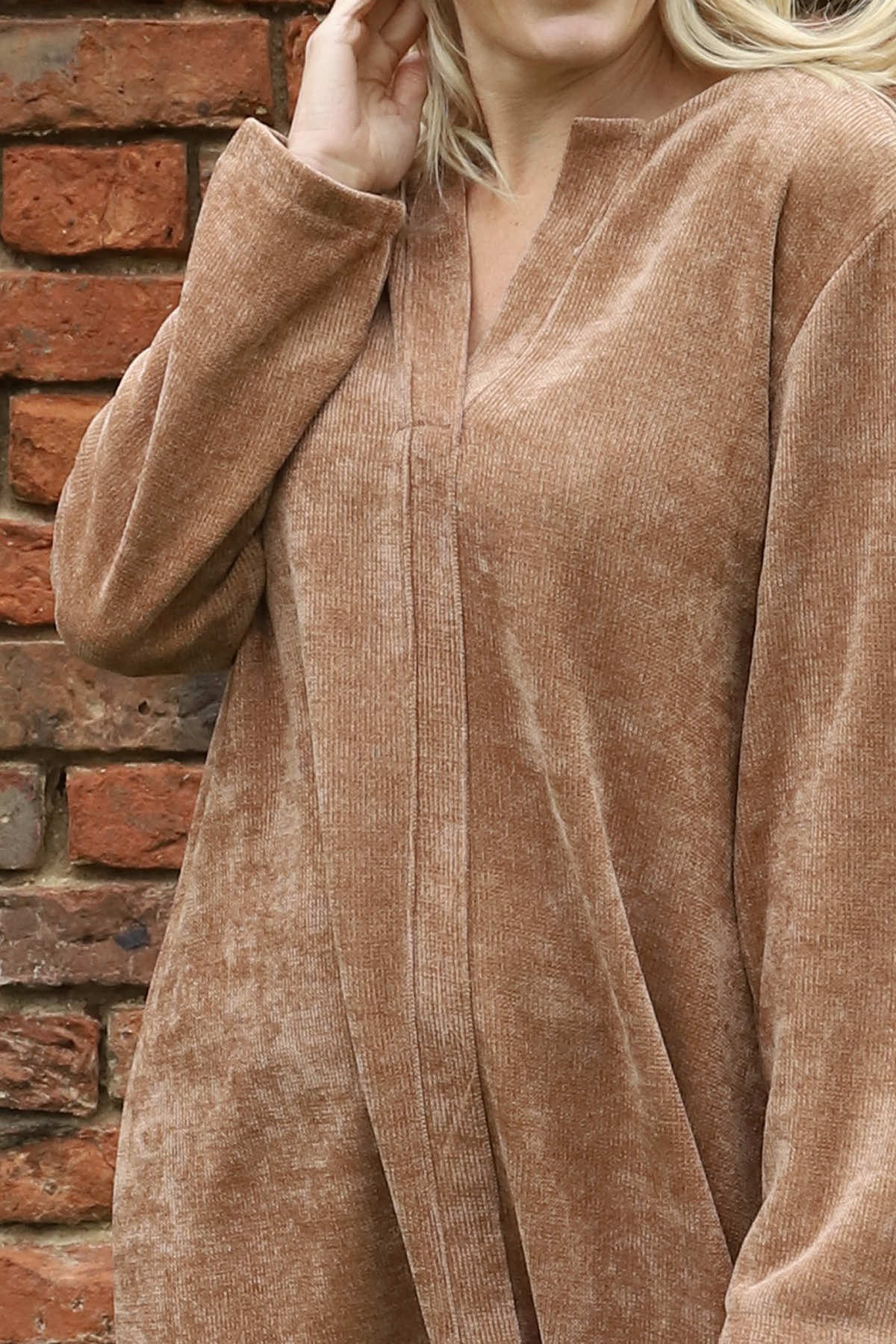 Winifred Cord Tunic Brown