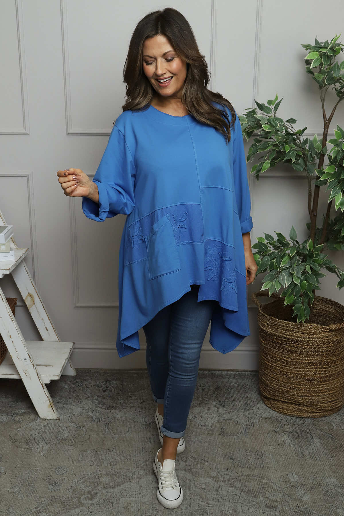 Berenice Cotton Top Cobalt