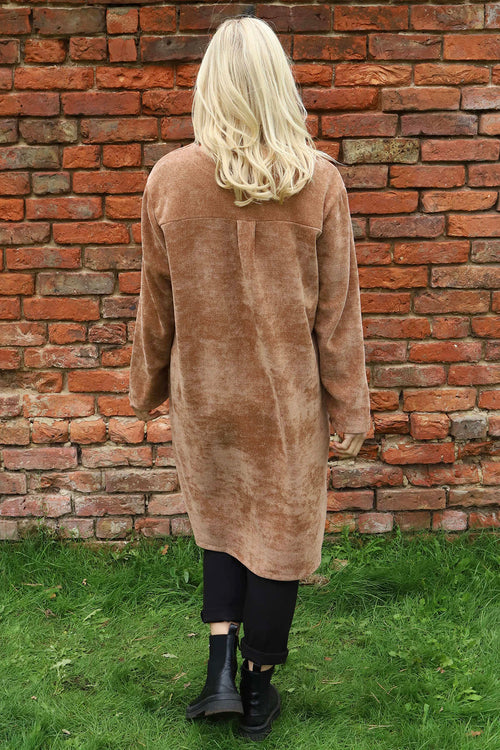 Winifred Cord Tunic Brown - Image 4