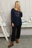 Lillian Christmas Jumper Navy