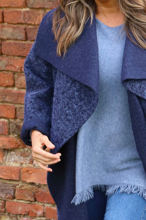 Phoebe Coat Navy - Image 3