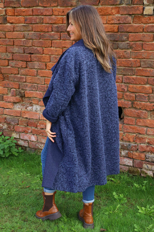 Phoebe Coat Navy - Image 4