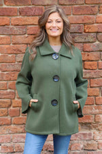 Marzia Button Jacket Khaki Khaki - Marzia Button Jacket Khaki